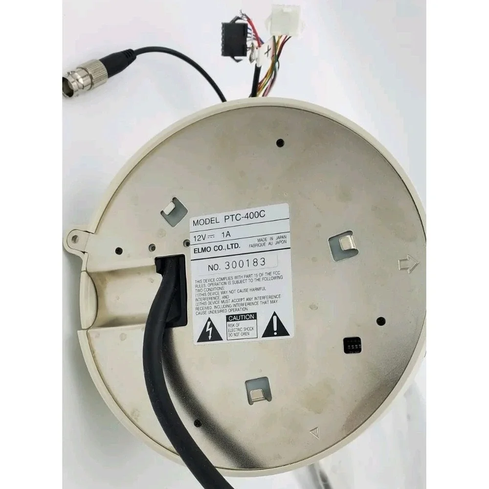 Elmo PTC-400C Pan Tilt Zoom Remote Controlled CCTV‎ Camera Ceiling Security Conf